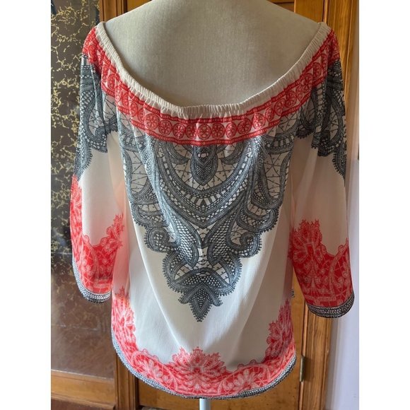 Jealous Tomato Off-The-Shoulder Boho Shirt — Small - Picture 2 of 9